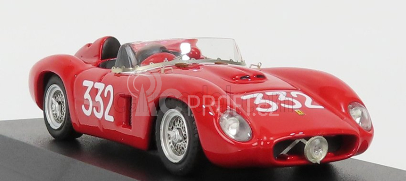 Art-model Ferrari 500tr Spider Ch.0640 N 332 Giro Di Sicilia 1957 C.rivolo 1:43 Red