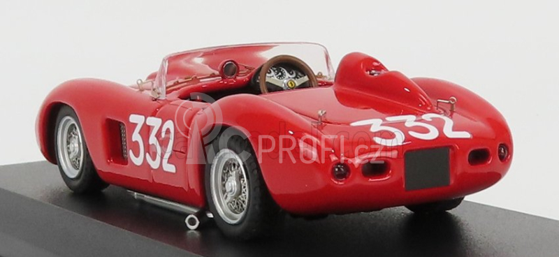 Art-model Ferrari 500tr Spider Ch.0640 N 332 Giro Di Sicilia 1957 C.rivolo 1:43 Red