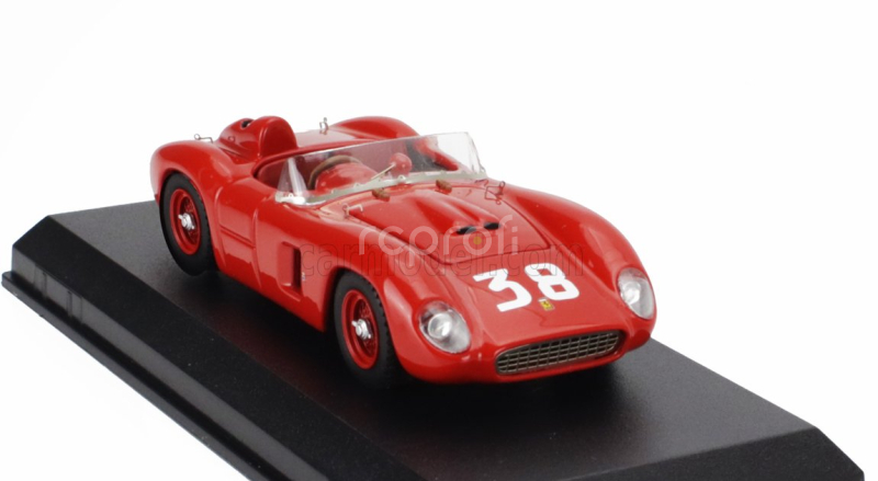 Art-model Ferrari 500tr Spider S/n.0640 N 38 2nd Circuito Del Posillipo Napoli Gp 1957 Renato Boffa 1:43 Red