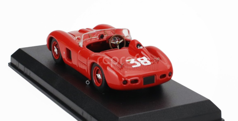Art-model Ferrari 500tr Spider S/n.0640 N 38 2nd Circuito Del Posillipo Napoli Gp 1957 Renato Boffa 1:43 Red