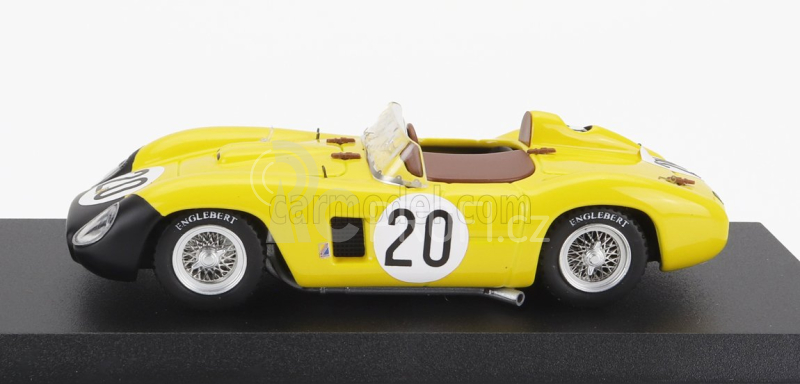 Art-model Ferrari 500tr Spider Team Equipe Natione Belge N 20 1:43, žlutá