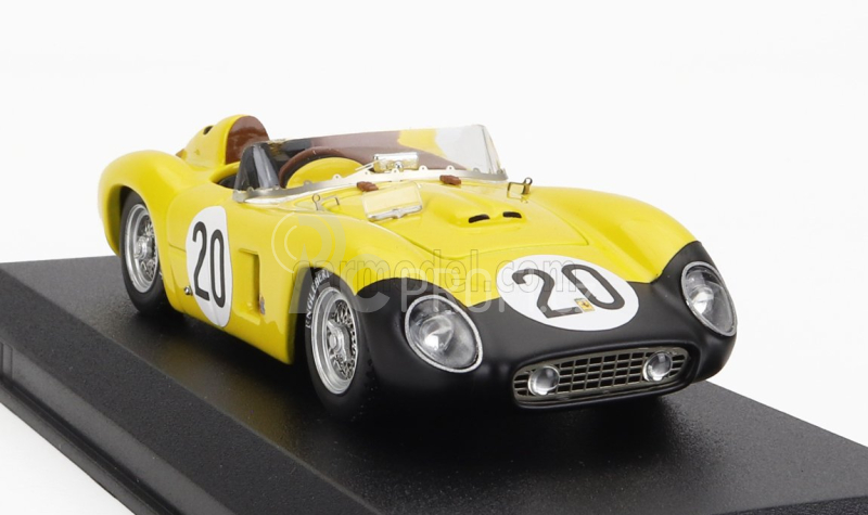 Art-model Ferrari 500tr Spider Team Equipe Natione Belge N 20 1:43, žlutá