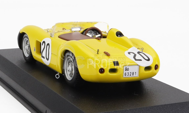 Art-model Ferrari 500tr Spider Team Equipe Natione Belge N 20 1:43, žlutá