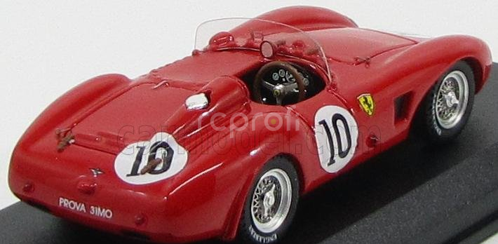 Art-model Ferrari 625lm Spider Team Scuderia Ferrari N 10 24h Le Mans 1956 Hill - Simon 1:43 Red