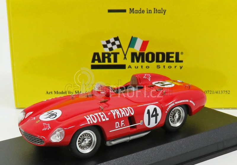 Art-model Ferrari 750 Monza 3.0l Spider N 14 1:43, červená