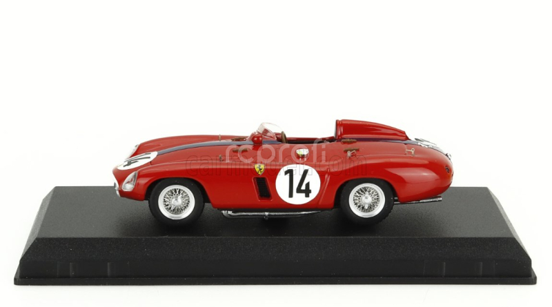 Art-model Ferrari 750 Monza 3.0l Spider N 14 Team Mike Sparken 24h Le Mans 1955  Masten Gregory - Michel Pobejersky (mike Sparken) 1:43 Červená Modrá