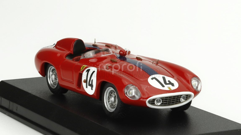 Art-model Ferrari 750 Monza 3.0l Spider N 14 Team Mike Sparken 24h Le Mans 1955  Masten Gregory - Michel Pobejersky (mike Sparken) 1:43 Červená Modrá