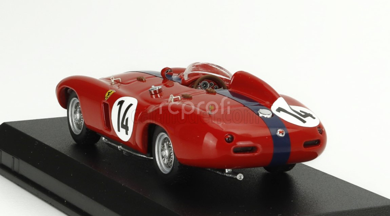 Art-model Ferrari 750 Monza 3.0l Spider N 14 Team Mike Sparken 24h Le Mans 1955  Masten Gregory - Michel Pobejersky (mike Sparken) 1:43 Červená Modrá