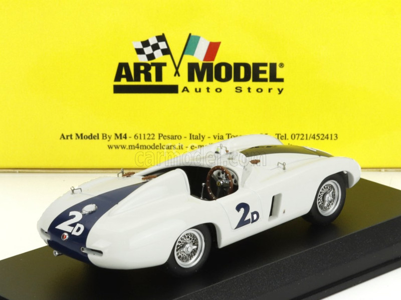 Art-model Ferrari 750 Monza 3.0l Spider N 2d Winner Pebble Beach 1955 Phil Hill 1:43 Bílá Modrá