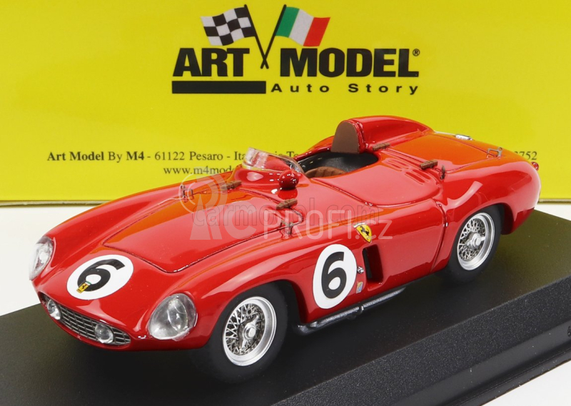 Art-model Ferrari 750 Monza Ch.0496m N 6 9h Goodwood 1955 A.de Portago - M.hawthorn 1:43 Red