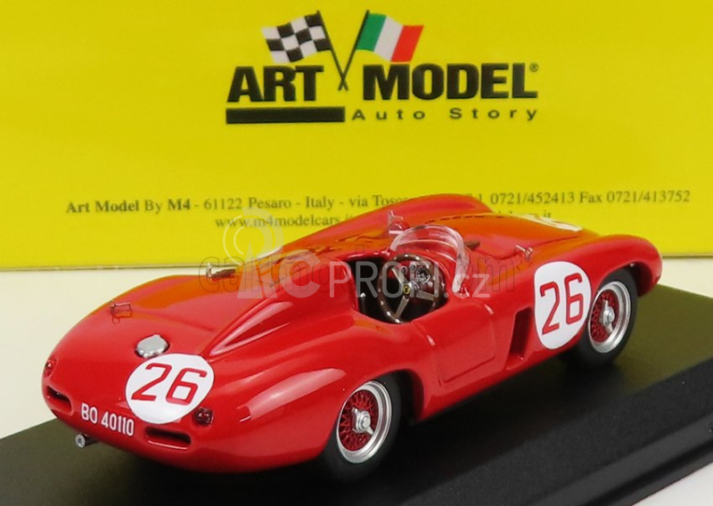 Art-model Ferrari 750 Monza Spider 3.0l Ch.0496m N 26 1:43, červená
