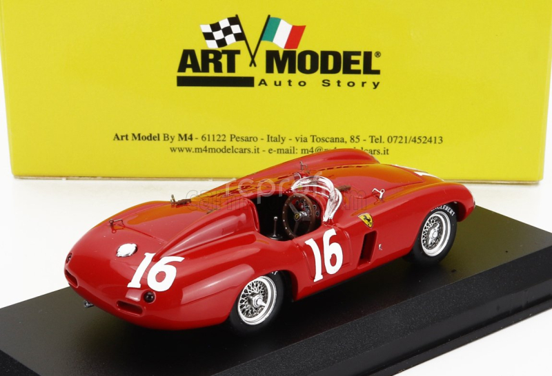 Art-model Ferrari 750 Monza Spider N 16 Supercortemaggiore Gp Monza 1955 Umberto Maglioli - Mike Hawthorn 1:43 Red