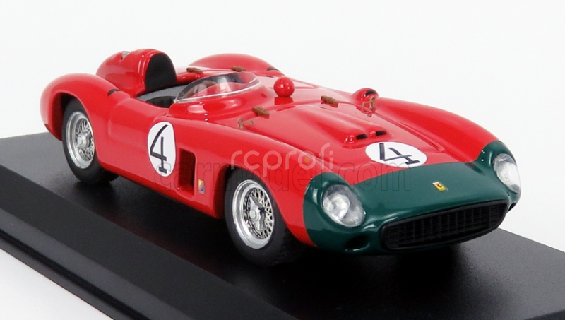 Art-model Ferrari 860 Monza Ch.0628 N 4 Swedish Gp 1956 J.m.fangio - E.castellotti 1:43 Červená Zelená