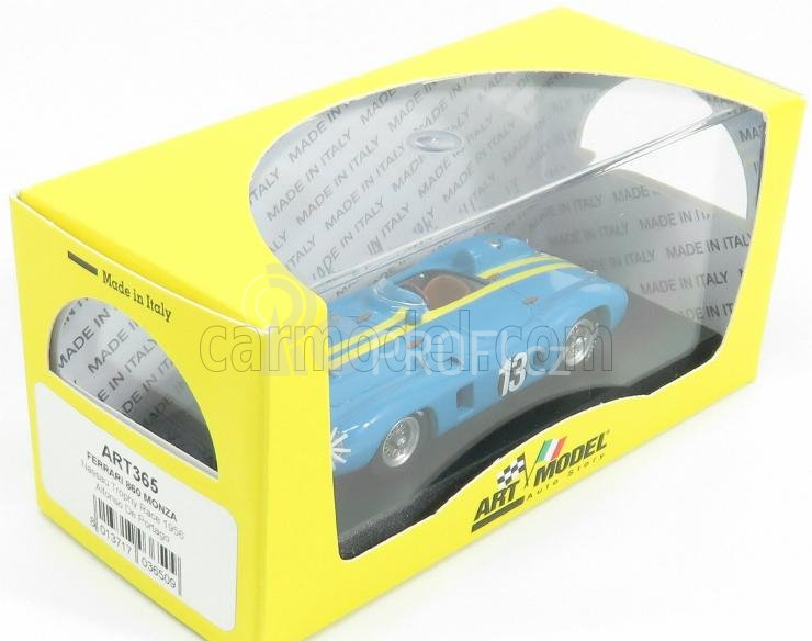 Art-model Ferrari 860 Monza N 13 3rd Nassau Trophy Race 1956 Alfonso De Portago 1:43 Blue