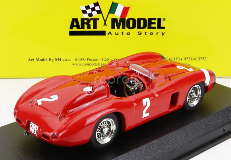 Art-model Ferrari 860 Monza Spider N 2 Nurburgring 1956 De Portago - Gendebien 1:43 Red