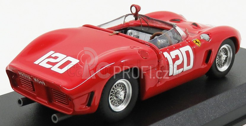 Art-model Ferrari Dino 196sp Spider Ch.0804 N 120 2nd Targa Florio 1962 Bandini - Baghetti 1:43 Red
