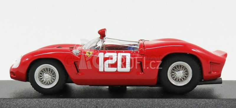 Art-model Ferrari Dino 196sp Spider Ch.0804 N 120 2nd Targa Florio 1962 Bandini - Baghetti 1:43 Red