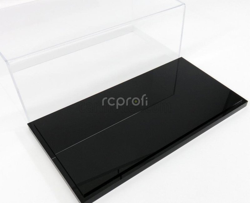 Atlantic Vetrina display box Detroit Base Nera - Black Base - Lungh.lenght Cm 32.5 X Largh.width Cm 16.5 X Alt.height Cm 12.5 (altezza Interna 12 Cm) 1:18 Plastový Displej