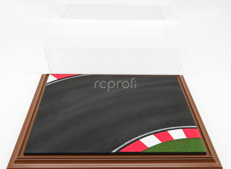 Atlantic Vetrina display box Diorama Base Pista - Racetrack Base - Lungh.lenght Cm 42.5 X Largh.width Cm 31.3 X Alt.height Cm 12.5 (altezza Interna Cm 11.3) 1:18 Plastový Displej