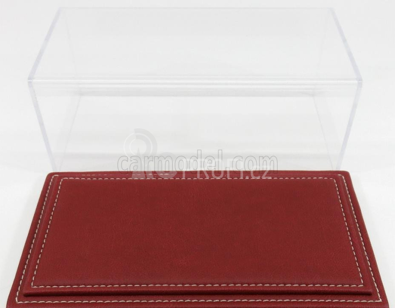 Atlantic Vetrina display box Maranello Base In Pelle 1:24, tmavě červená