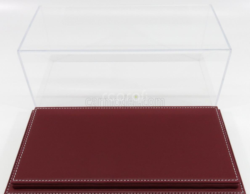 Atlantic Vetrina display box Molhouse Base In Pelle - Leather Base Bordeaux - Lungh.lenght Cm 32.5 X Largh.width Cm 16.5 X Alt.height Cm 12.5 (altezza Interna 10.6 Cm ) 1:18 Plastový Displej