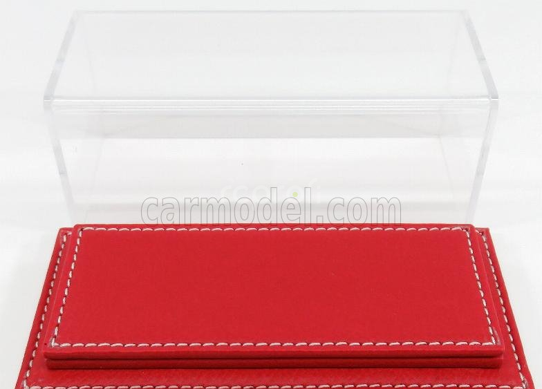 Atlantic Vetrina display box Molhouse Base In Pelle Rossa - Leather Base Red - Lungh.lenght Cm 17 X Largh.width Cm 8 X Alt.height Cm 7 (altezza Interna 5.2 Cm ) 1:43 Plastový Displej