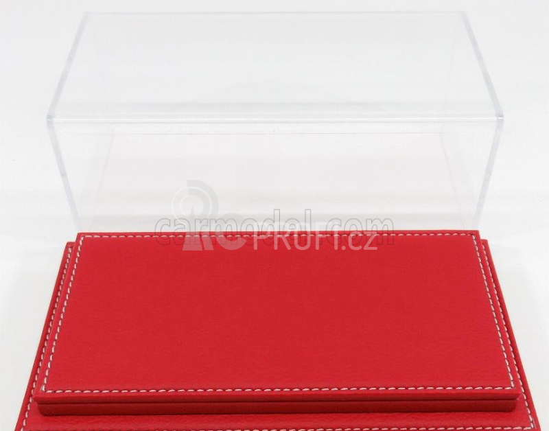 Atlantic Vetrina display box Molhouse Base In Pelle Rossa 1:24, červená