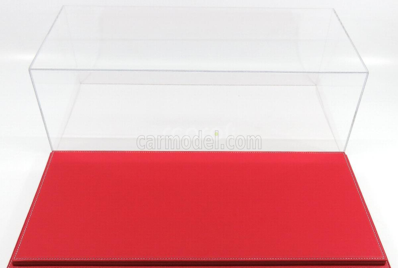 Atlantic Vetrina display box Molhouse Base In Pelle Rossa - Leather Base Red - Lungh.lenght Cm 65.0 X Largh.width Cm 31.0 X Alt.height Cm 21.5 (altezza Interna Cm 19.0) 1:8 Červená - Plastový Displej