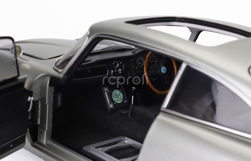 Autoart Aston martin Db5 1964 - 007 James Bond - Goldfinger - Missione Goldfinger With Weapons 1:18 Silver