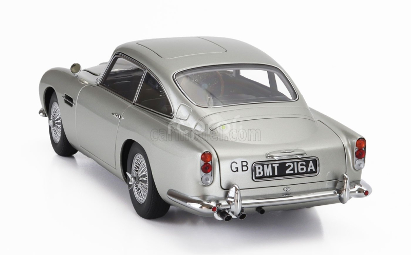 Autoart Aston martin Db5 1964 - 007 James Bond - Goldfinger - Missione Goldfinger With Weapons 1:18 Silver
