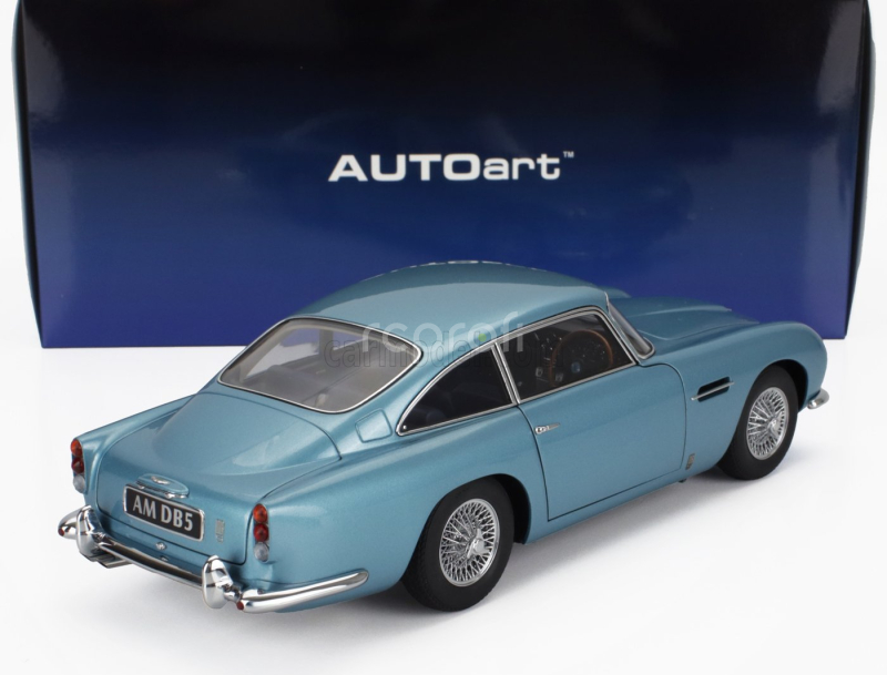 Autoart Aston martin Db5 1964 1:18 Karibská Perleťově Modrá