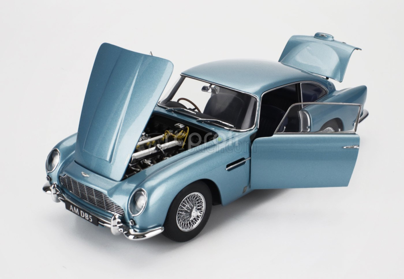 Autoart Aston martin Db5 1964 1:18 Karibská Perleťově Modrá