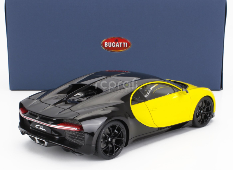 Autoart Bugatti Chiron 2017 1:18 Žlutá Černá