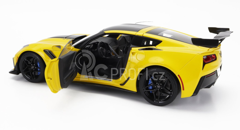 Autoart Chevrolet Corvette C7 Zr1 2017 1:18 Závodní Žlutá