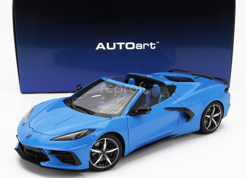 Autoart Chevrolet Corvette C8 Z51 Stingray Spider 2020 1:18 Blue