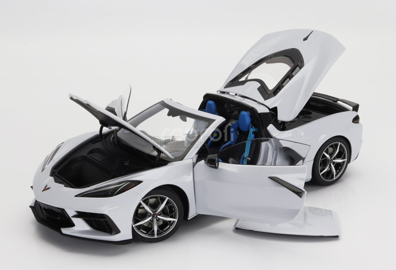 Autoart Chevrolet Corvette C8 Z51 Stingray Spider 2020 1:18 Keramická Matrice Šedá Met