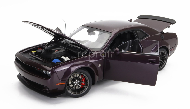 Autoart Dodge Challenger R/t Scat Pack Widebody 2022 1:18 Hellraisin Purple
