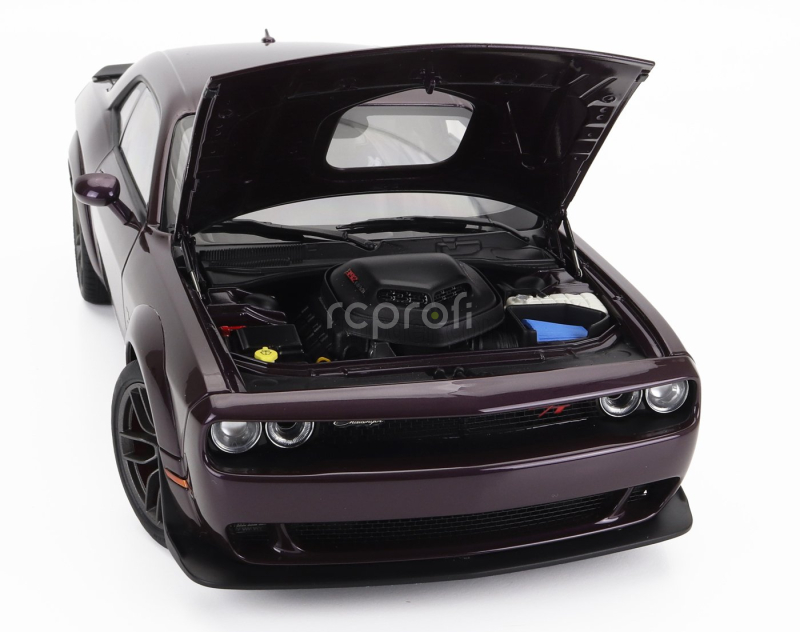 Autoart Dodge Challenger R/t Scat Pack Widebody 2022 1:18 Hellraisin Purple
