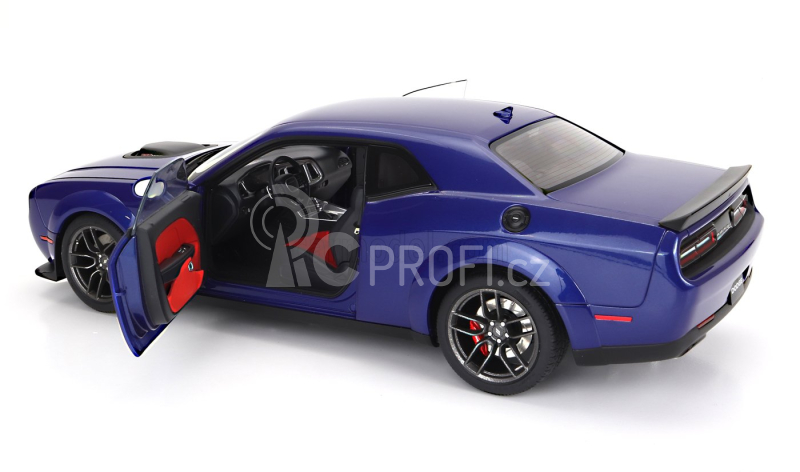 Autoart Dodge Challenger R/t Scat Pack Widebody 2022 1:18 Indingo Blue