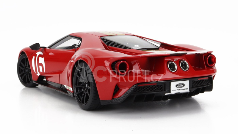 Autoart Ford usa Gt Heritage Edition N 16 Alan Mann 2022 1:18 Červené Zlato