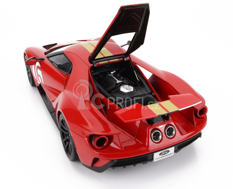 Autoart Ford usa Gt Heritage Edition N 16 Alan Mann 2022 1:18 Červené Zlato