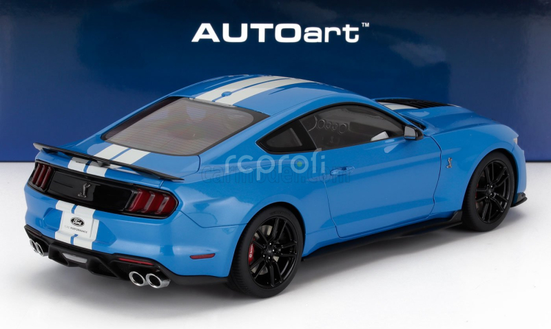 Autoart Ford usa Mustang Shelby Gt500 Coupe 2023 1:18 Gribber Blue