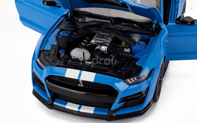 Autoart Ford usa Mustang Shelby Gt500 Coupe 2023 1:18 Gribber Blue