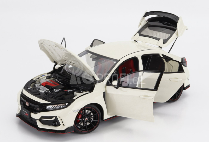 Autoart Honda Civic Type R (fk8) 2021 1:18 Bílá