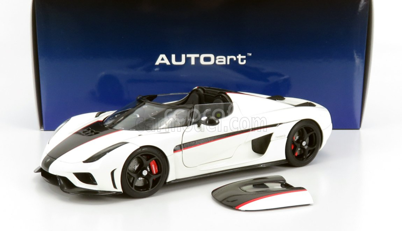 Autoart Koenigsegg Regera 2016 1:18 Bílá Černá Karbonová Červená