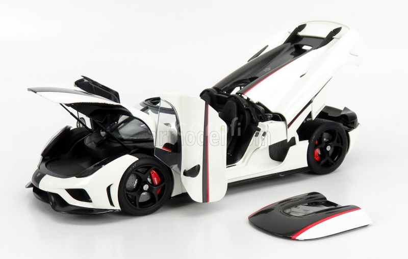 Autoart Koenigsegg Regera 2016 1:18 Bílá Černá Karbonová Červená