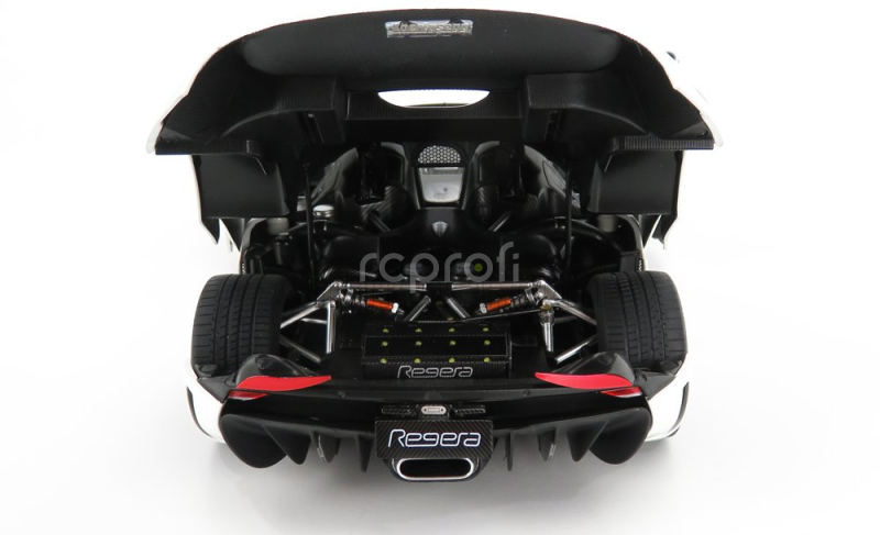 Autoart Koenigsegg Regera 2016 1:18 Bílá Černá Karbonová Červená