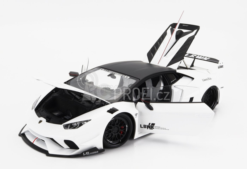 Autoart Lamborghini Huracan Liberty Walk Lb Silhouette Works Gt 2018 1:18 Bílá