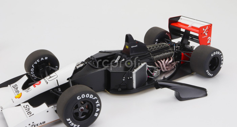 Autoart Mclaren F1  Mp4/6 Honda  N 2 Japan Gp 1991 Gerard Berger 1:18 Bílá Červená