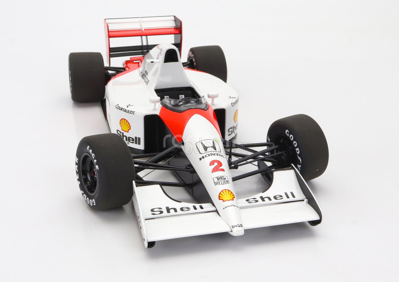 Autoart Mclaren F1  Mp4/6 Honda  N 2 Japan Gp 1991 Gerard Berger 1:18 Bílá Červená